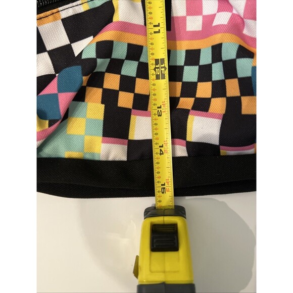 UGG Canvas Australia Dannie II Backpack Multicolored Checkered Pattern Pre-Owned - Picture 9 of 11